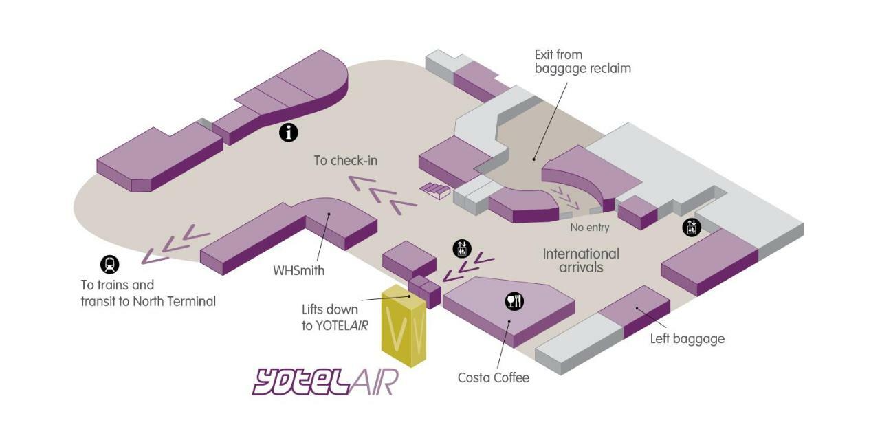 Yotelair London Gatwick Airport Горлі Екстер'єр фото